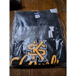 New Large Bottom Drawer Kennesaw State University Scrappy Owl Lodge Pajama Set